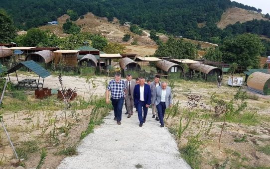 Balıkesir Valisi Ersin Yazıcı Kaz Dağları Bilim ve Sağlıklı Yaşam Köyünü Ziyaret Etti