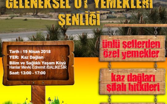 Kaz Dağları Geleneksel Ot Yemekleri Şenliği